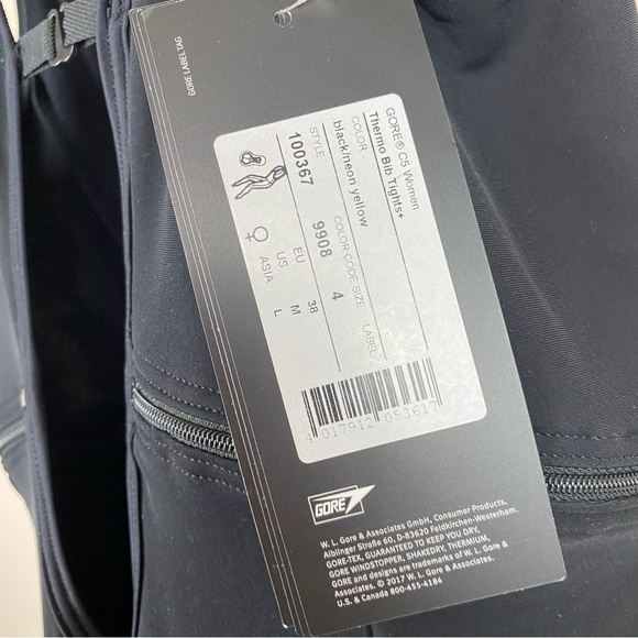 NWT GORE C5 Women’s Thermo Bib Winter Cycling Tights+ - Picture 3 of 7